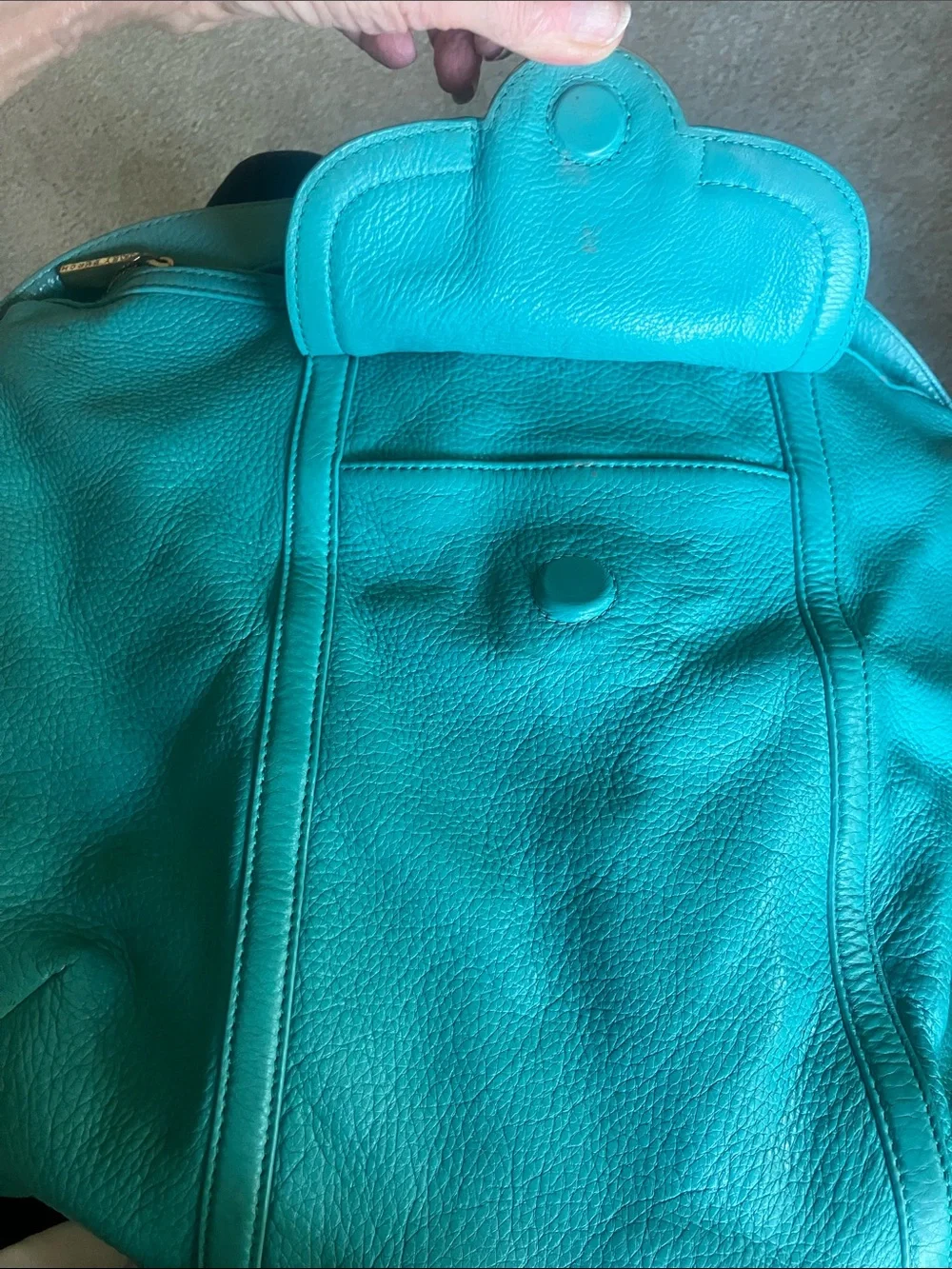 Tory Burch Amanda Crossbody turquoise  blue Hobo Large Bag